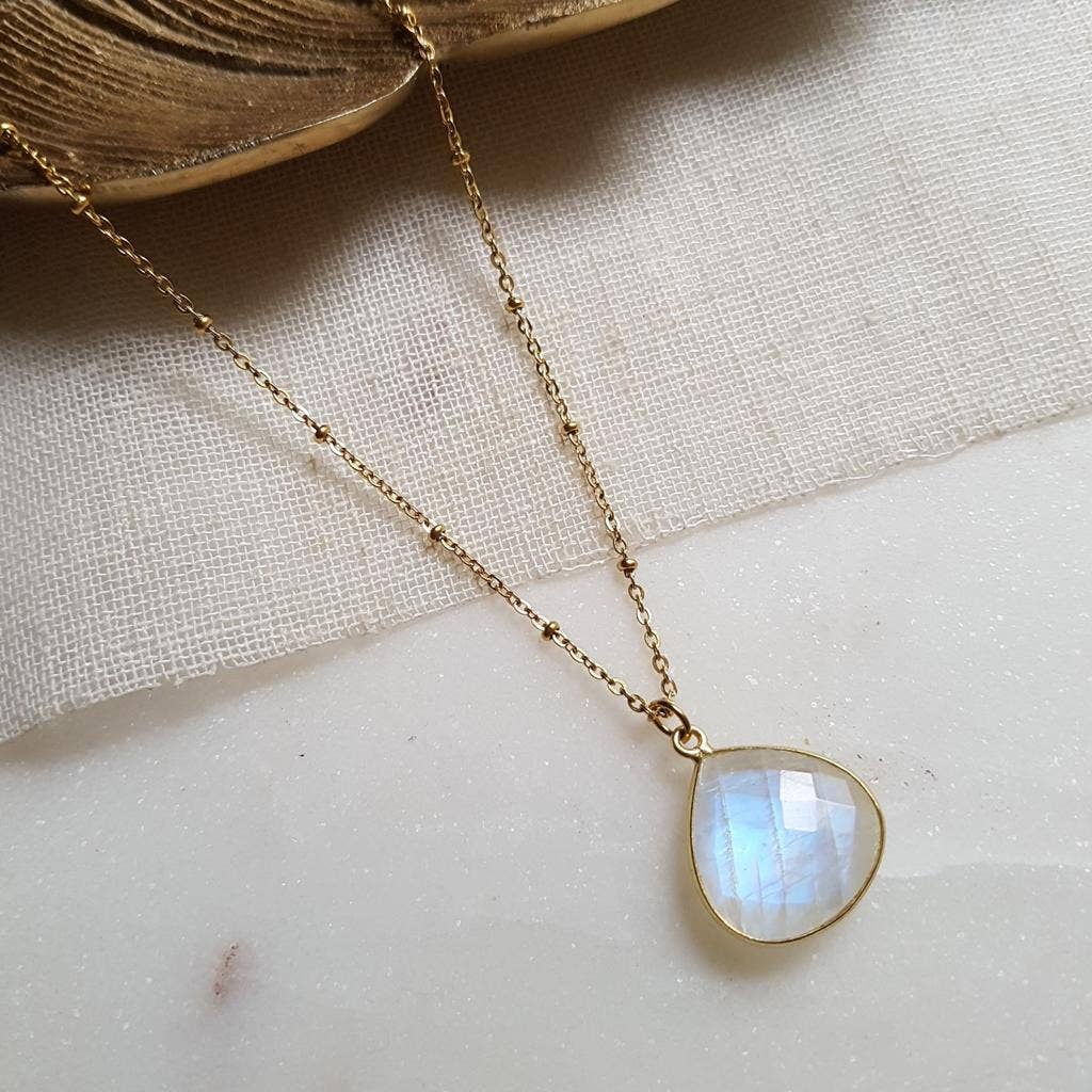COLLIER JUSTINE MOONSTONE