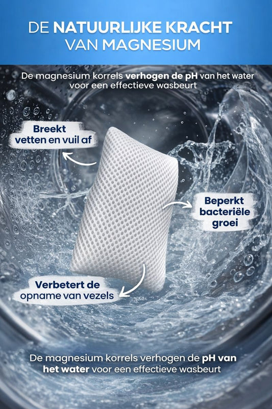 MAGNESIUM WASZAK – NATUURLIJK WASSER ZONDER WASMIDDEL