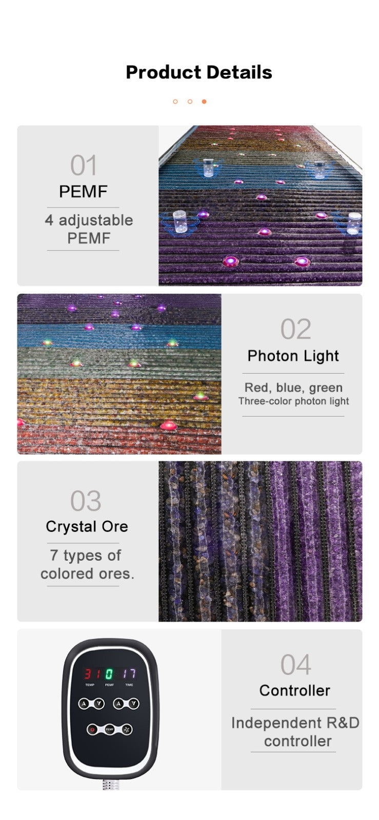 BIOPHILLA PEMF MAT NATURAL CRYSTAL
