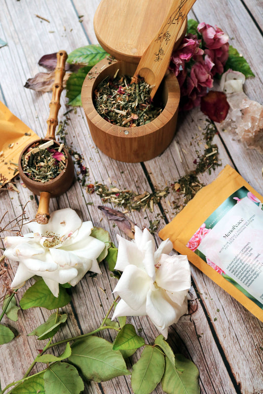 MENOPAUSE RELAX HERBAL TEA WITH PINK LOTUS