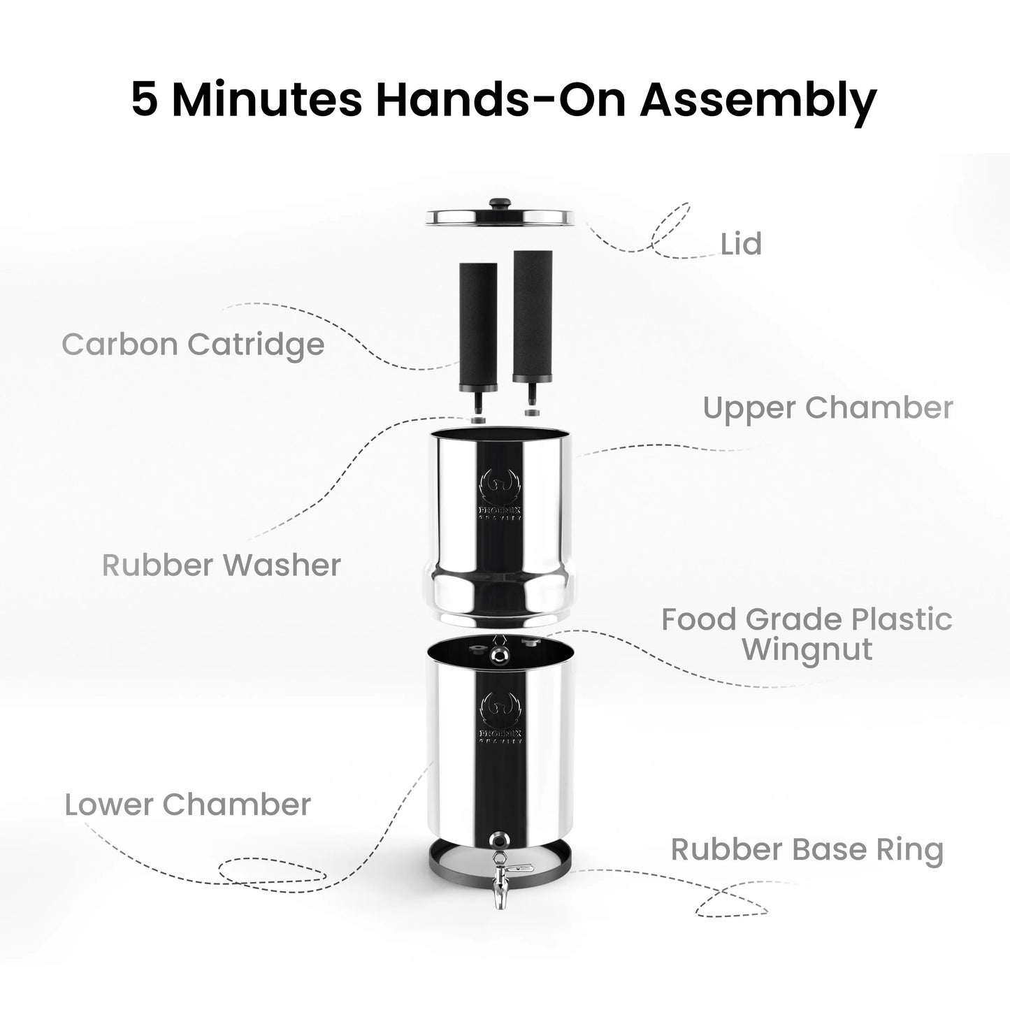 PHOENIX GRAVITY 6L WATERFILTER
