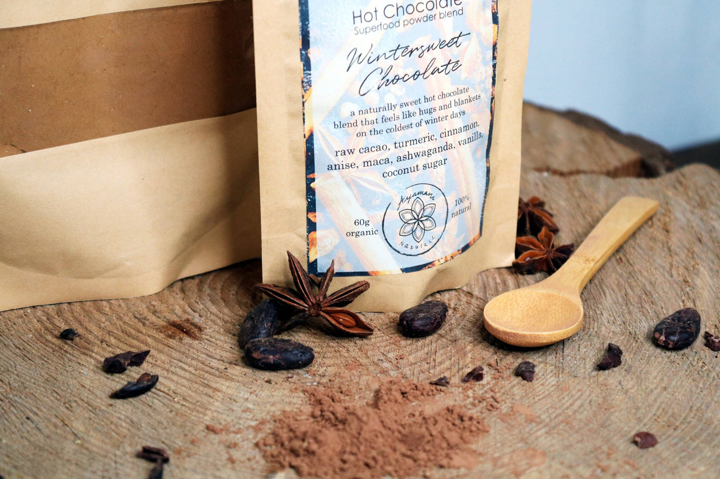 WINTERSWEET BIOLOGISCHE CHOCOLADEMELK MET MACA EN SPECERIJEN