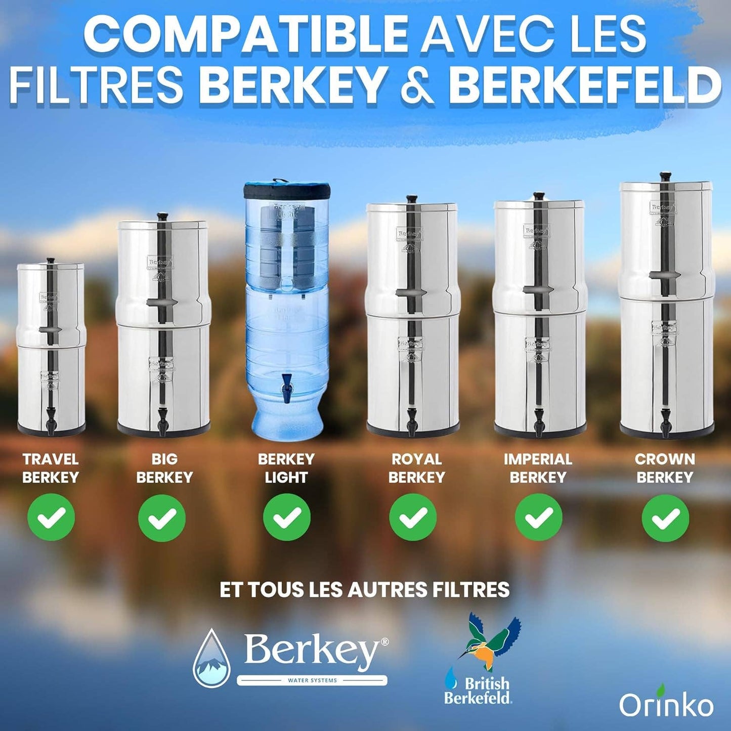 ORINKO SCHWERKRAFTWASSERFILTER