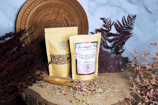 APHRODISIAC TEA WITH DAMIANA, GINSENG, CACAO