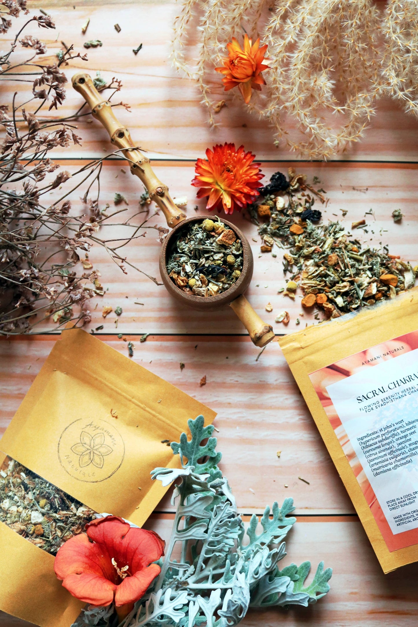 SACRAAL CHAKRA KRUIDENTHEE