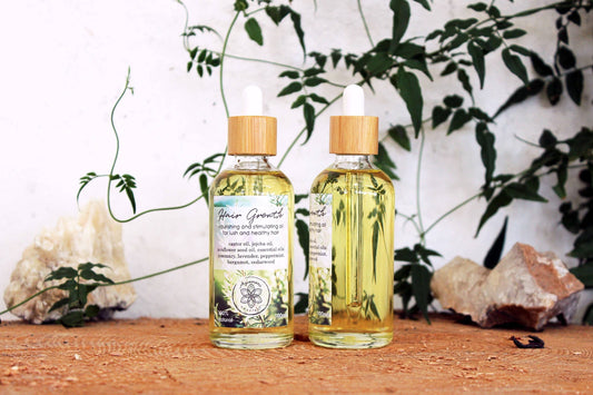 Rizinus- und Jojoba-Haarwuchsöl