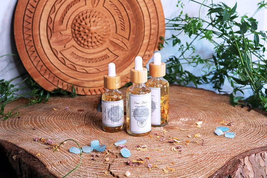 NEW MOON RITUAL BODY OIL WITH CRYSTAL