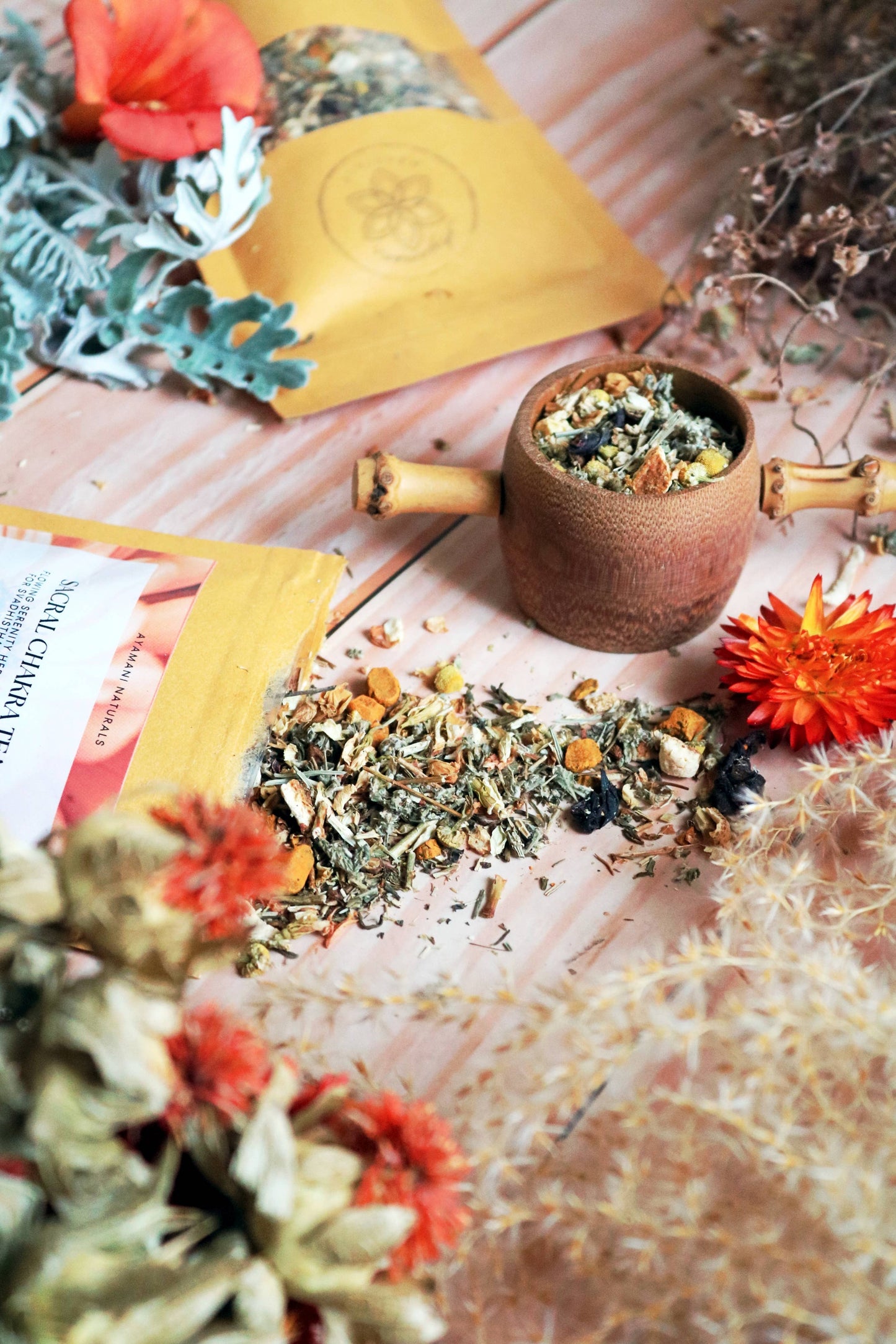 SACRAAL CHAKRA KRUIDENTHEE