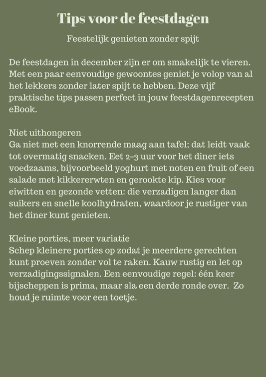 HOLIDAY RECIPES EBOOK