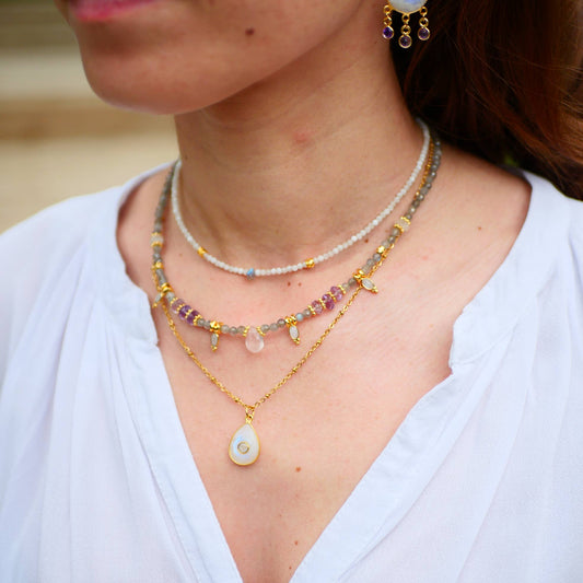 DIPTA NECKLACE WITH MOONSTONE