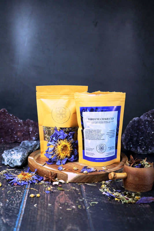 Derde Oog Chakra Kruidenthee voor de Pijnappelklier - Spirituele Droomthee