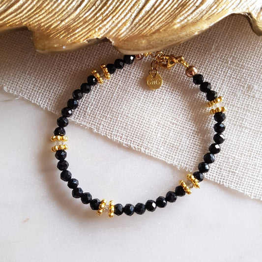 ARMBAND PAOLA ZWARTE TURMALIJN