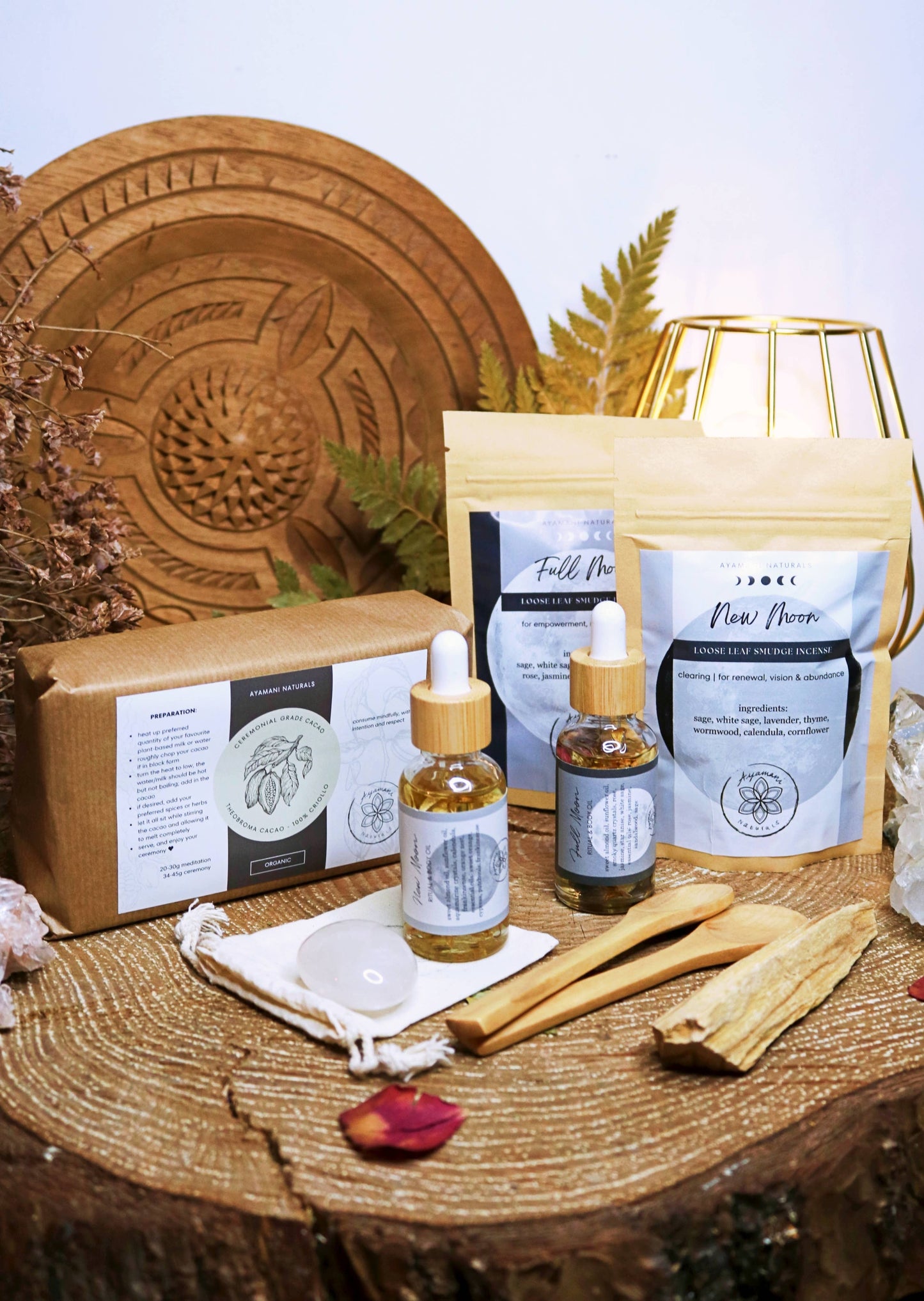 VOLLE MAAN GESCHENKDOOS MET RAUWE CACAO