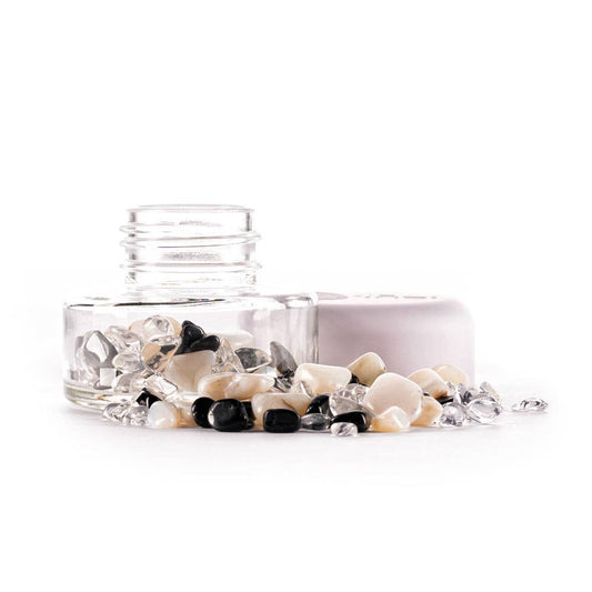 Edelsteenmix inu! Kristallen pot | YIN YANG