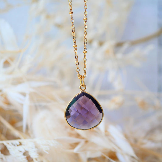JUSTINE AMETHYST NECKLACE