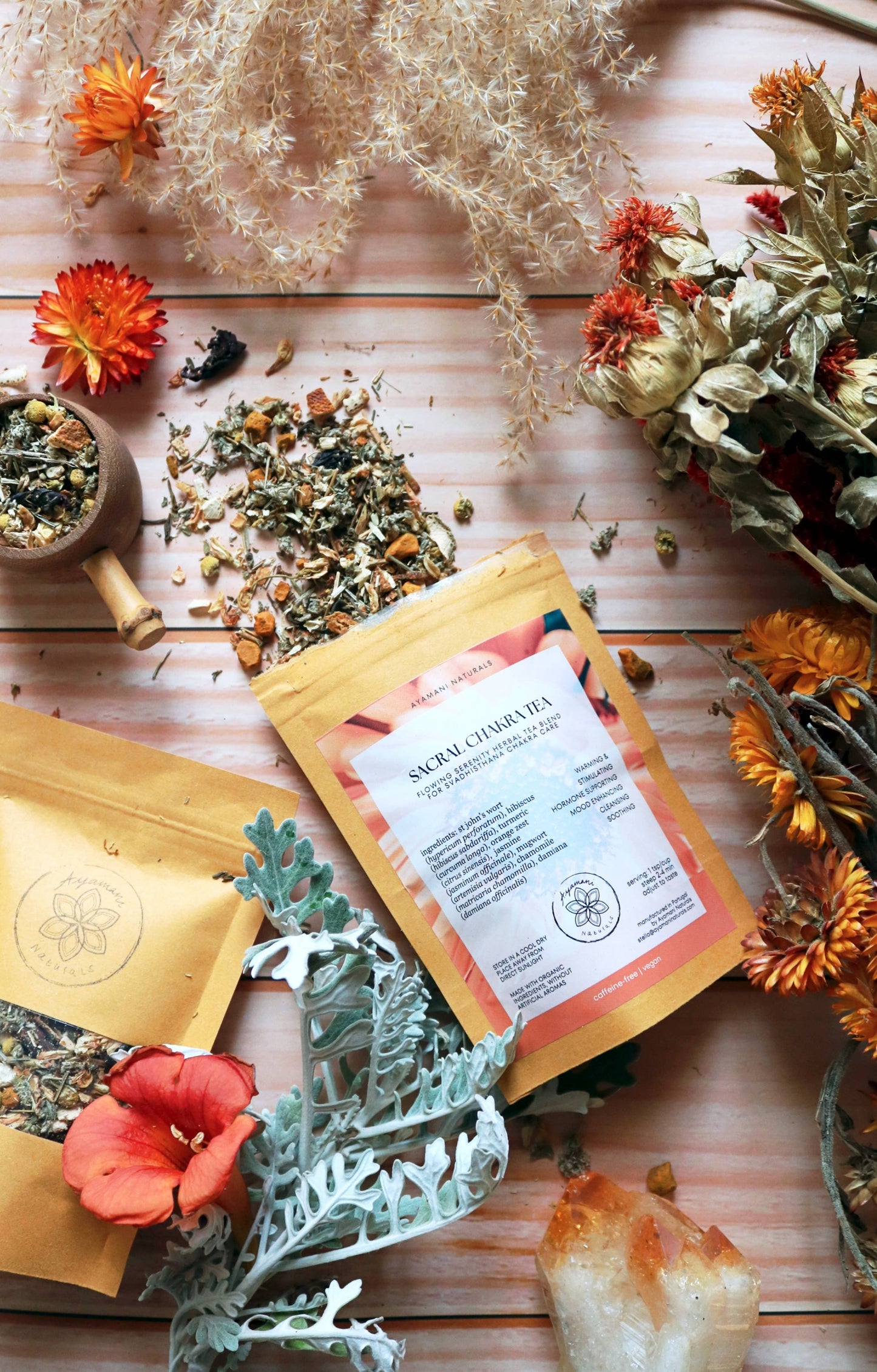 SACRAAL CHAKRA KRUIDENTHEE